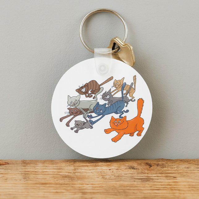 Running Cats Keychain (Creator Uploaded)