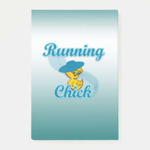 Running Chick #3 Post-it Notes