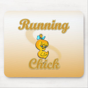 Running Chick Mouse Pad
