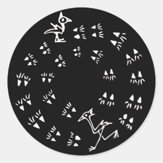 Running Classic Round Sticker