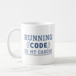 Running Code Is My Cardio Coffee Mug