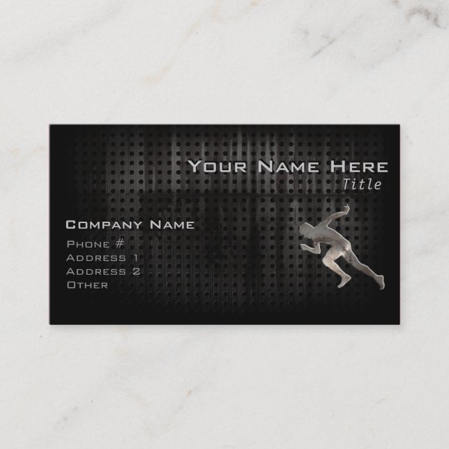 Running; Cool Business Card (Front)