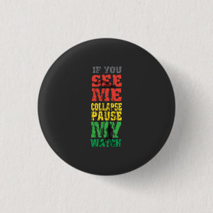 Running Cycling Gift 1 Inch Round Button