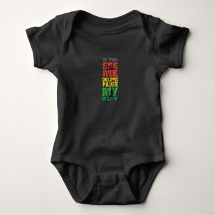 Running Cycling Gift Baby Bodysuit