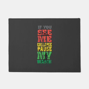 Running Cycling Gift Doormat