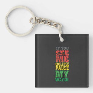Running Cycling Gift Keychain