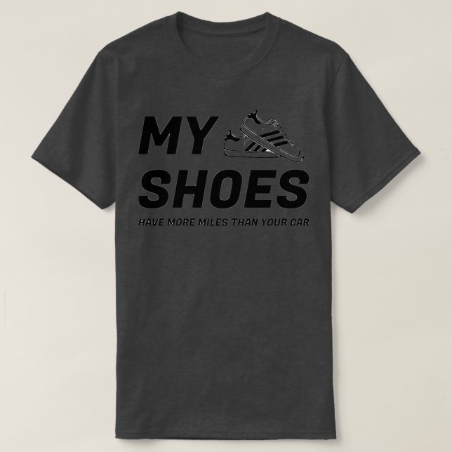 Running Dad Just Like Normal Dad Running I T-Shirt (Design Front)