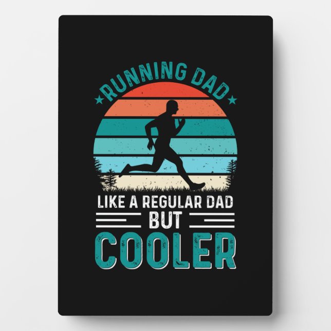 Running Dad Plaque (Front)