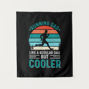 Running Dad Tapestry