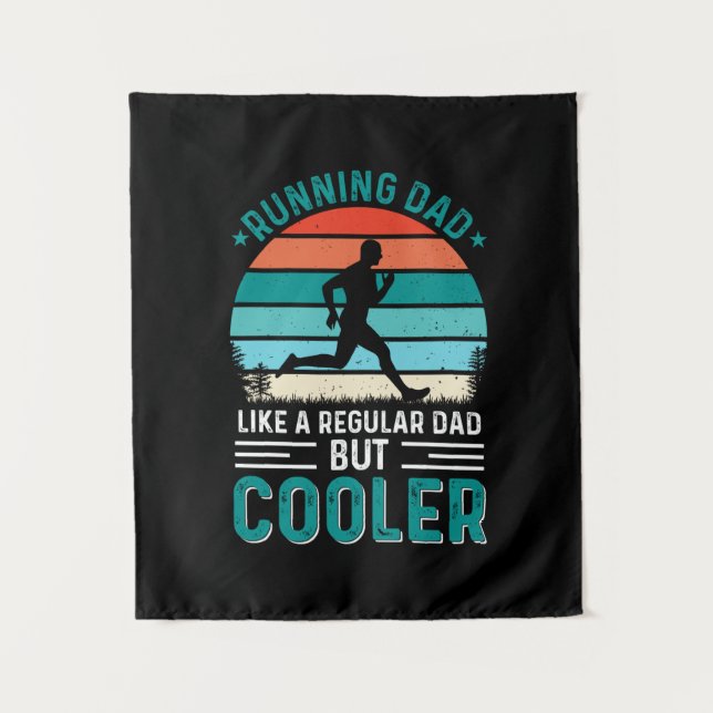 Running Dad Tapestry (Front)
