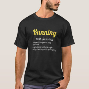 Running  Definition Cool 5k Marathon Running For R T-Shirt