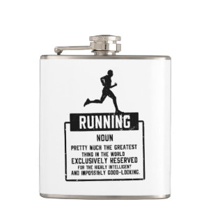 Running Definition Hip Flask