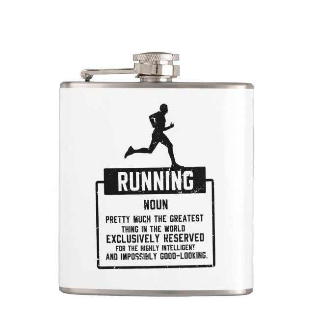 Running Definition Hip Flask (Front)