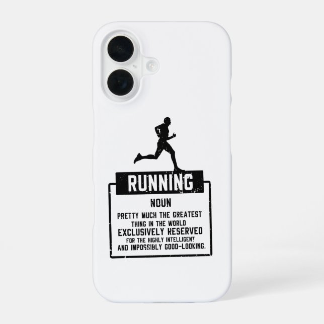 Running Definition iPhone 16 Case (Back)