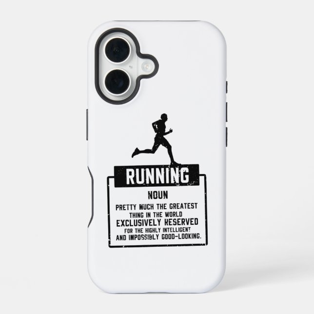 Running Definition iPhone 16 Case (Back)