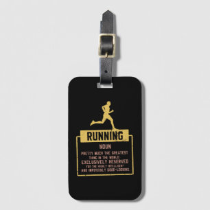 Running Definition Luggage Tag