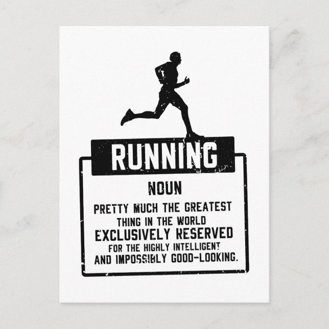 Running Definition Postcard (Front)