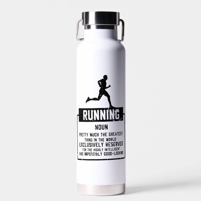 Running Definition Water Bottle (Front)