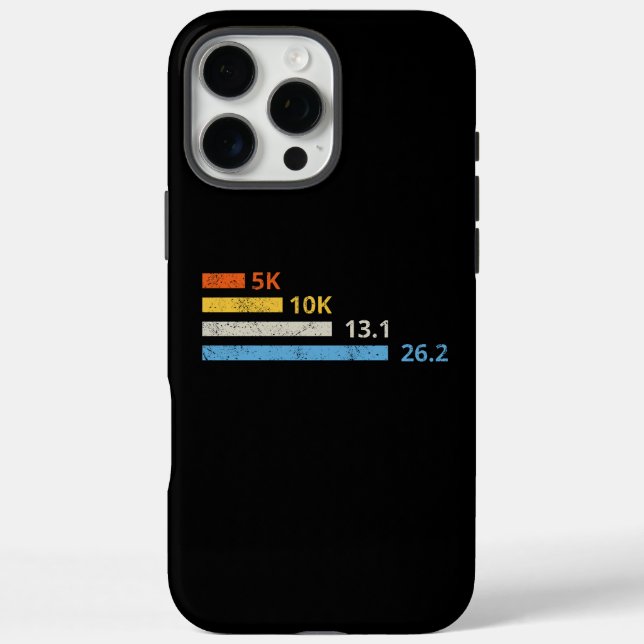 Running Distances I - 5K 10K 13.1 26.2 Marathoner Case-Mate iPhone Case (Back)