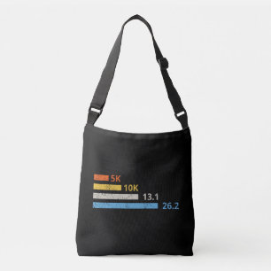Running Distances I - 5K 10K 13.1 26.2 Marathoner Crossbody Bag