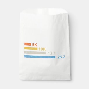 Running Distances I - 5K 10K 13.1 26.2 Marathoner Favour Bag