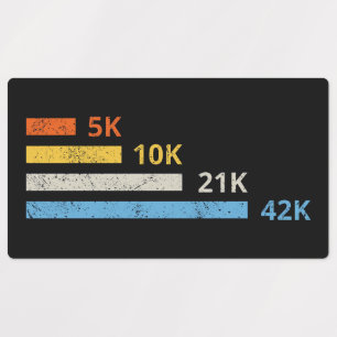Running Distances II - 5K 10K 21K 42K Marathoner