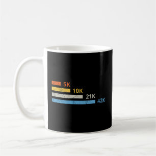 Running Distances II - 5K 10K 21K 42K Marathoner Coffee Mug