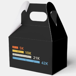 Running Distances II - 5K 10K 21K 42K Marathoner Favor Box