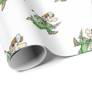 Running Doctor Wrapping Paper