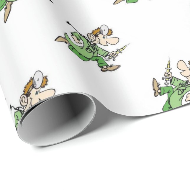Running Doctor Wrapping Paper (Roll Corner)