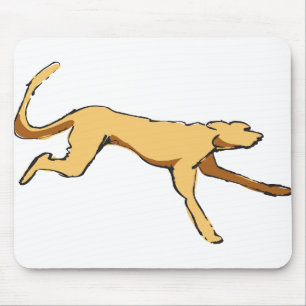 Running Dog Mouse Pad