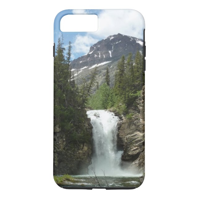 Running Eagle Falls at Glacier National Park Case-Mate iPhone Case (Back)