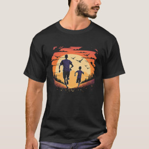 Running Exercise for Fitness Enthusiasts Father an T-Shirt