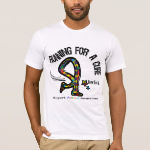 Running For A Cure Autism T-Shirt