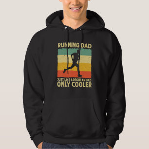 Running For Men Dad Marathon Runner Coach Marathon Hoodie