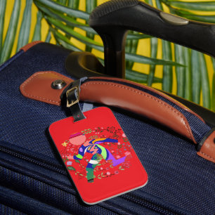 Running For Plane Train Bus Luggage Tag