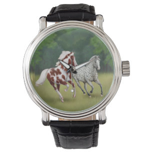 Running Free Western Horses Watch