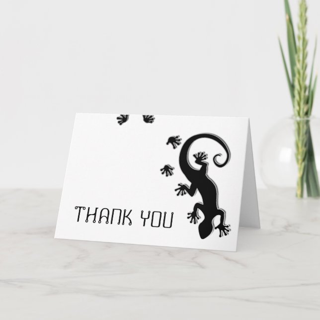 Running Gecko + Thank You (Front)