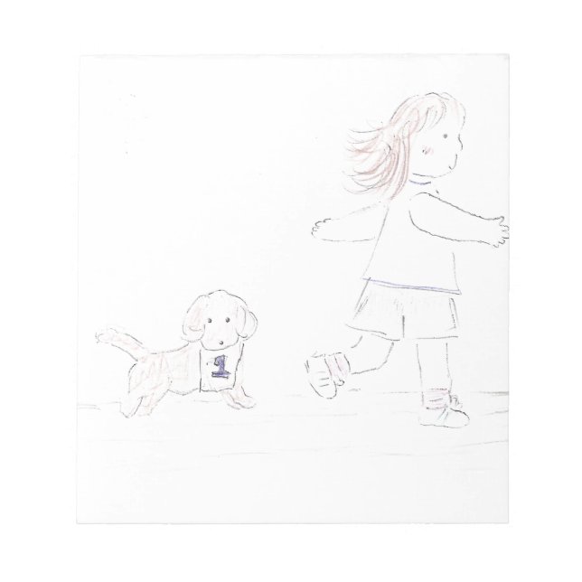 Running Girl 2 Notepad (Front)