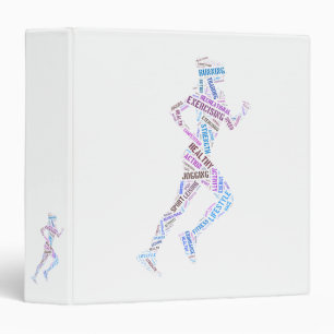 Running girl binder