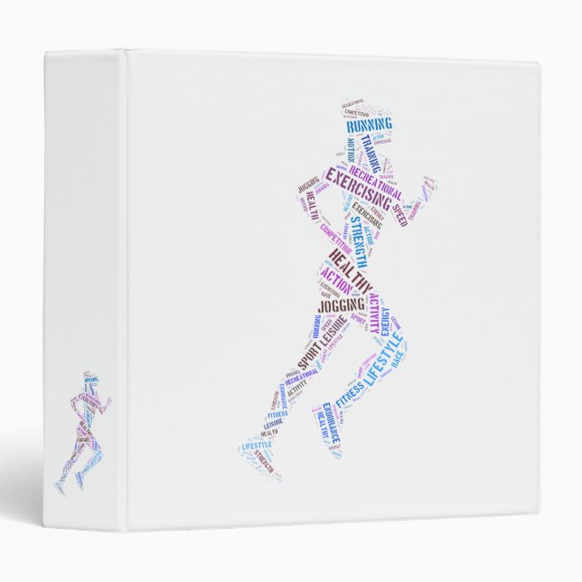 Running girl binder (Front/Spine)