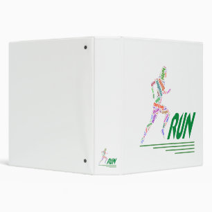 Running girl binder