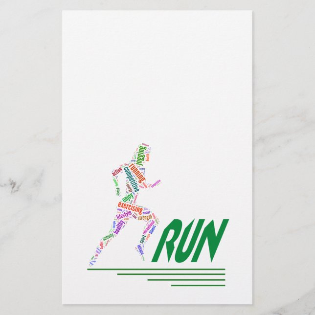 Running girl flyer (Front)