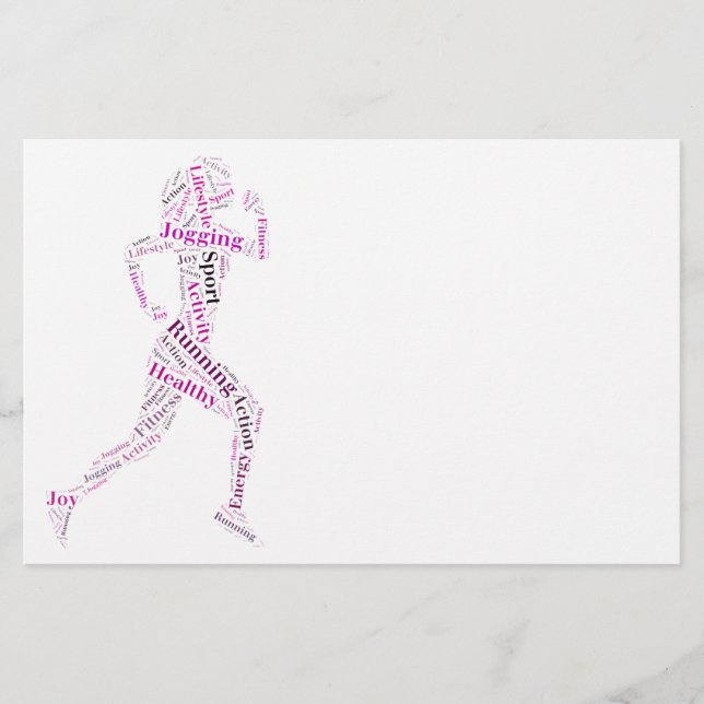 Running girl flyer (Front)