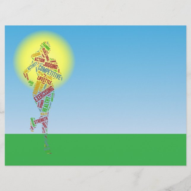 Running girl flyer (Front)