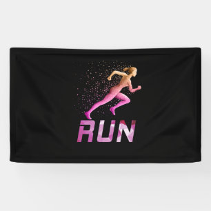 Running Girl - girls runners Banner