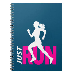 Running girl notebook