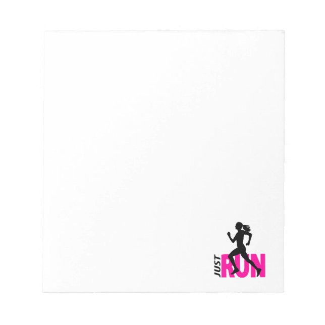 Running girl notepad (Front)