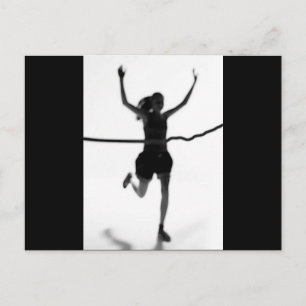Running Girl Pride Postcard