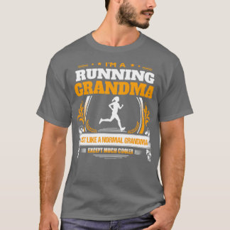 Running Grandma Christmas Gift or Birthday Present T-Shirt